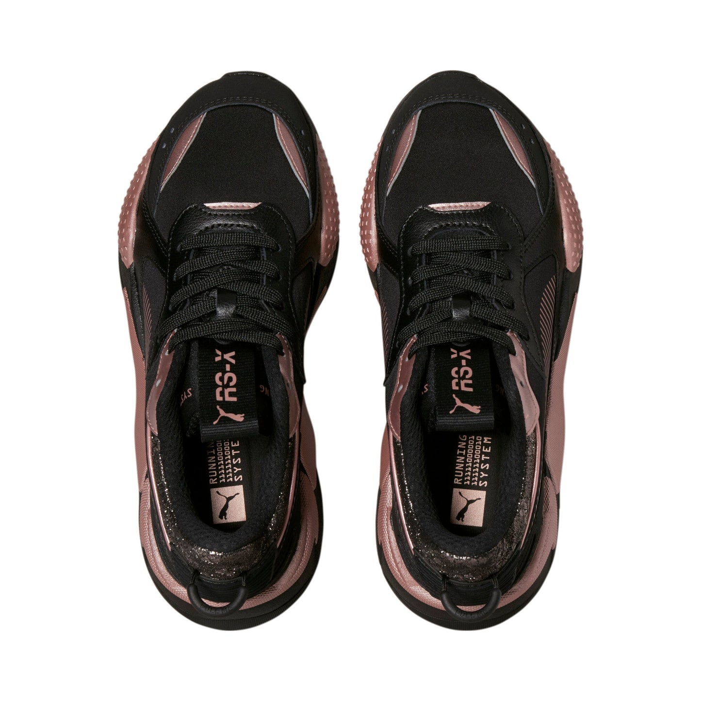 Puma Womens RS X Black Rose Gold
