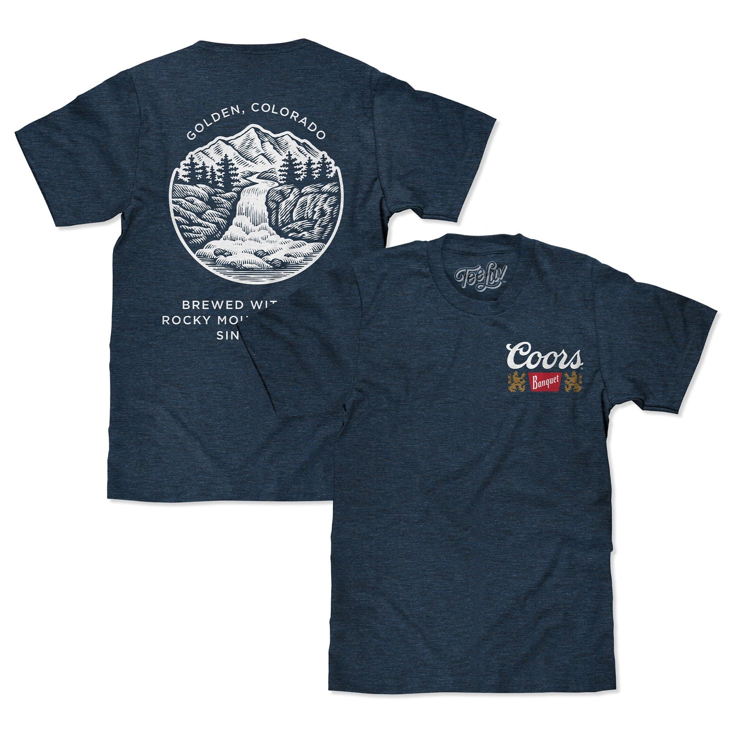 Coors Banquet Golden Colorado T-Shirt - Denim Black Heather