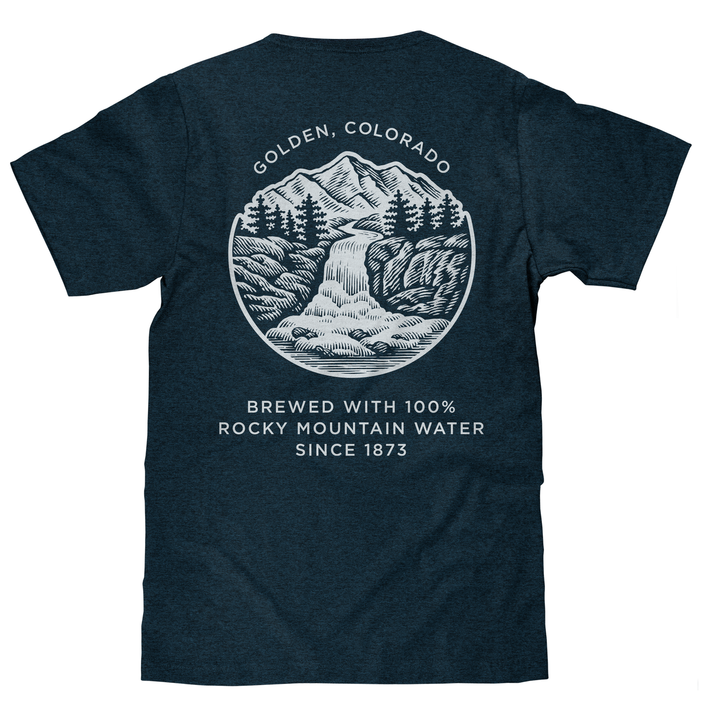 Coors Banquet Golden Colorado T-Shirt - Denim Black Heather