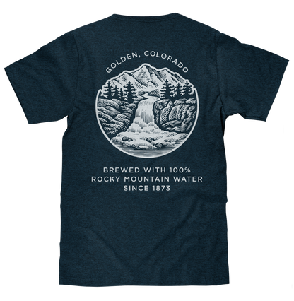 Coors Banquet Golden Colorado T-Shirt - Denim Black Heather