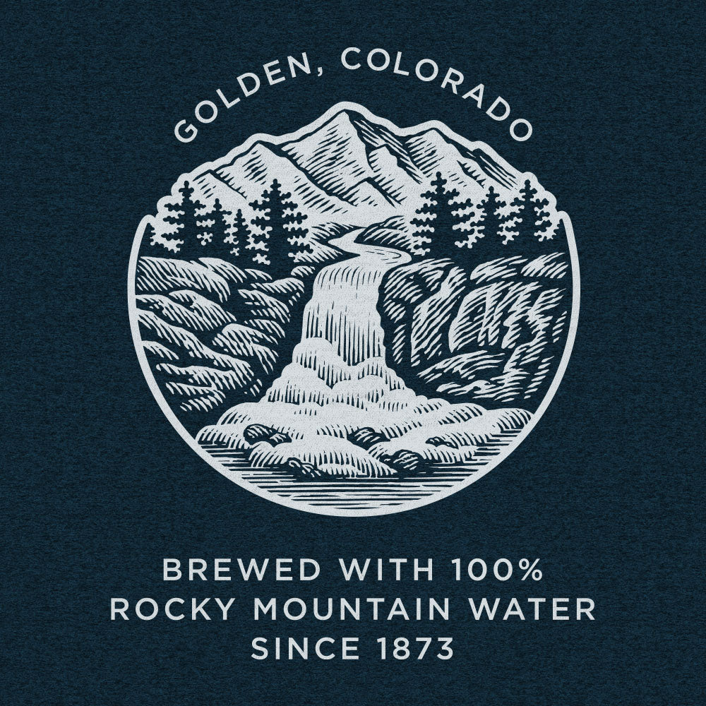 Coors Banquet Golden Colorado T-Shirt - Denim Black Heather