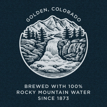 Coors Banquet Golden Colorado T-Shirt - Denim Black Heather