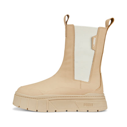 Puma Womens Mayze Stack Chelsea Boot Light Sand