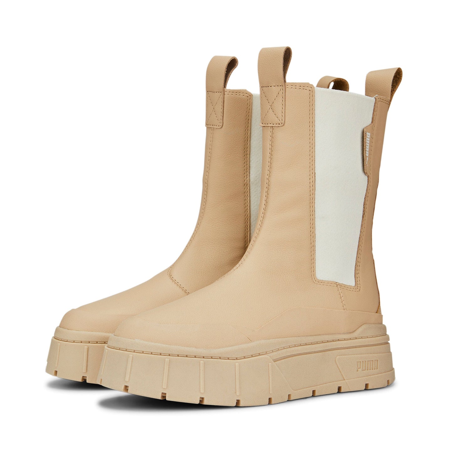 Puma Womens Mayze Stack Chelsea Boot Light Sand