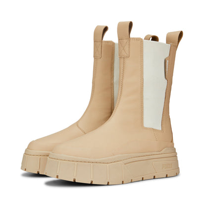 Puma Womens Mayze Stack Chelsea Boot Light Sand