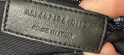 Classic Monogram Envelope Satchel Mixed Matelasse Leather Large