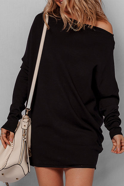 Threaded Pear Scarlett Sleeve Shift Mini Sweater