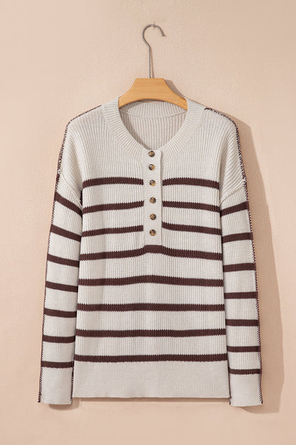 Threaded Pear Mckenzie Drop Shoulder Slouchy Sweater