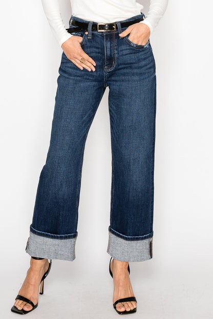 Noelle Inseam Transform High Rise Relaxed Straight Leg Jeans