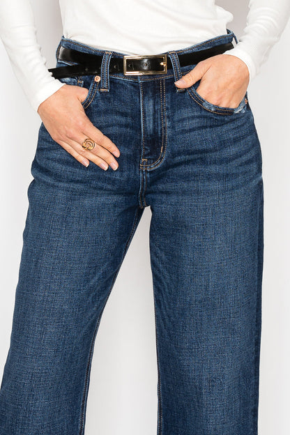 Noelle Inseam Transform High Rise Relaxed Straight Leg Jeans
