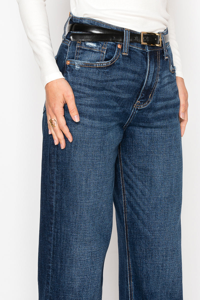 Noelle Inseam Transform High Rise Relaxed Straight Leg Jeans