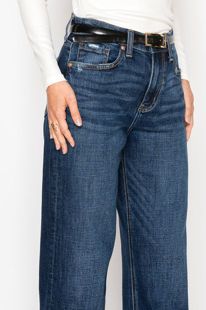 Noelle Inseam Transform High Rise Relaxed Straight Leg Jeans