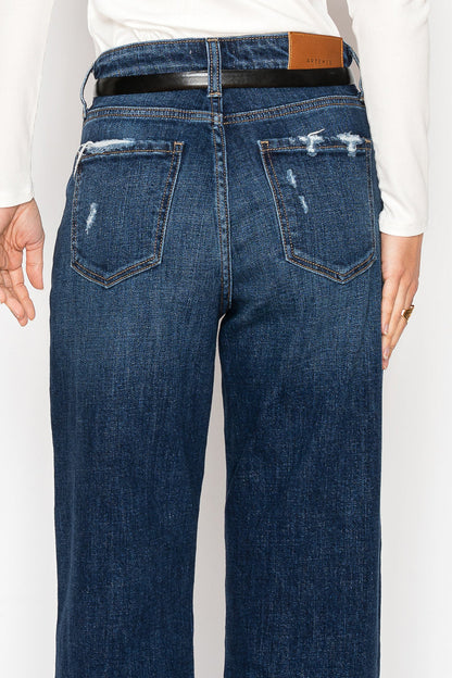 Noelle Inseam Transform High Rise Relaxed Straight Leg Jeans