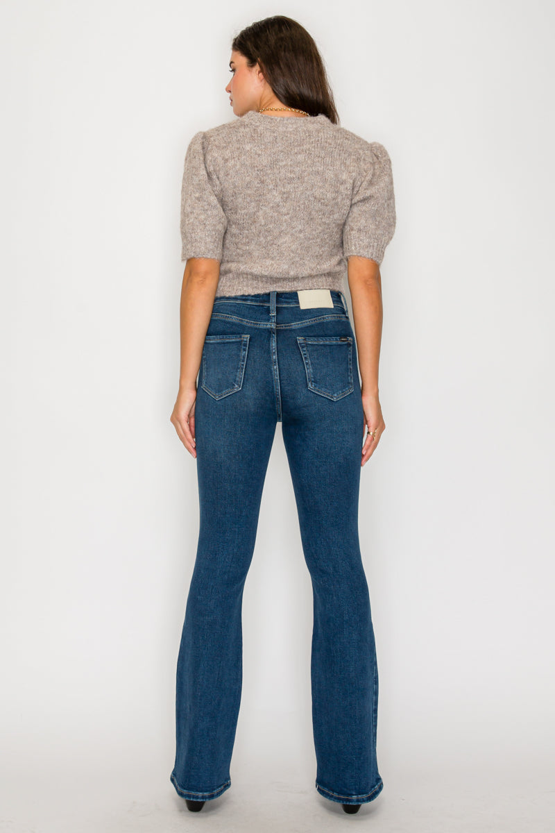 Tummy Control High Rise Bootcut Jeans