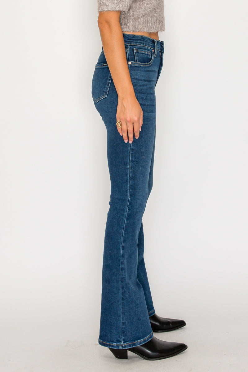Tummy Control High Rise Bootcut Jeans