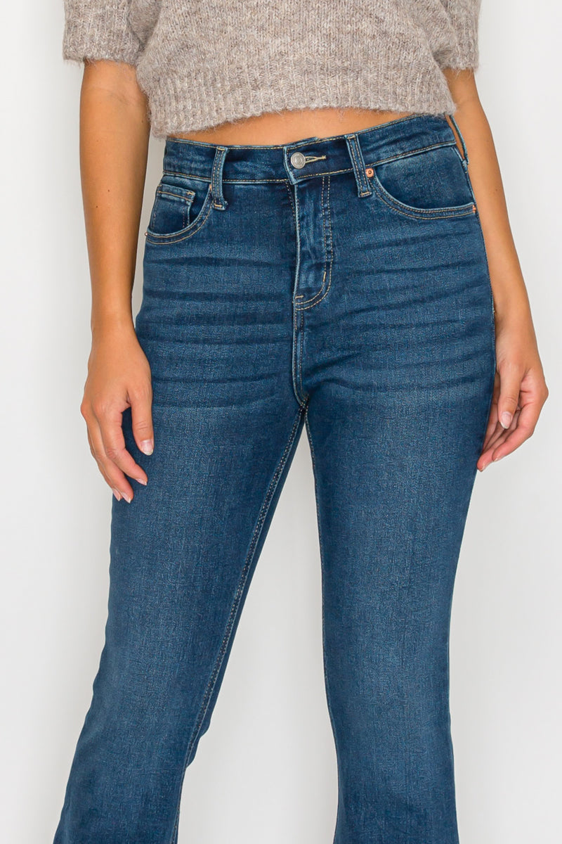 Tummy Control High Rise Bootcut Jeans