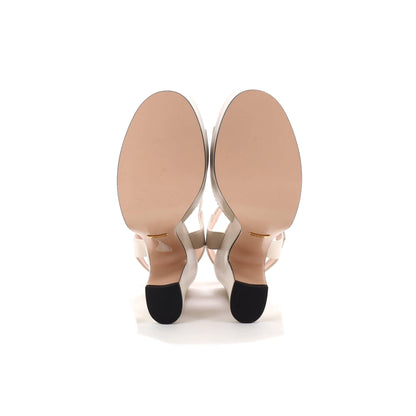 Women's Baby Horsebit Platform Sandals Leather