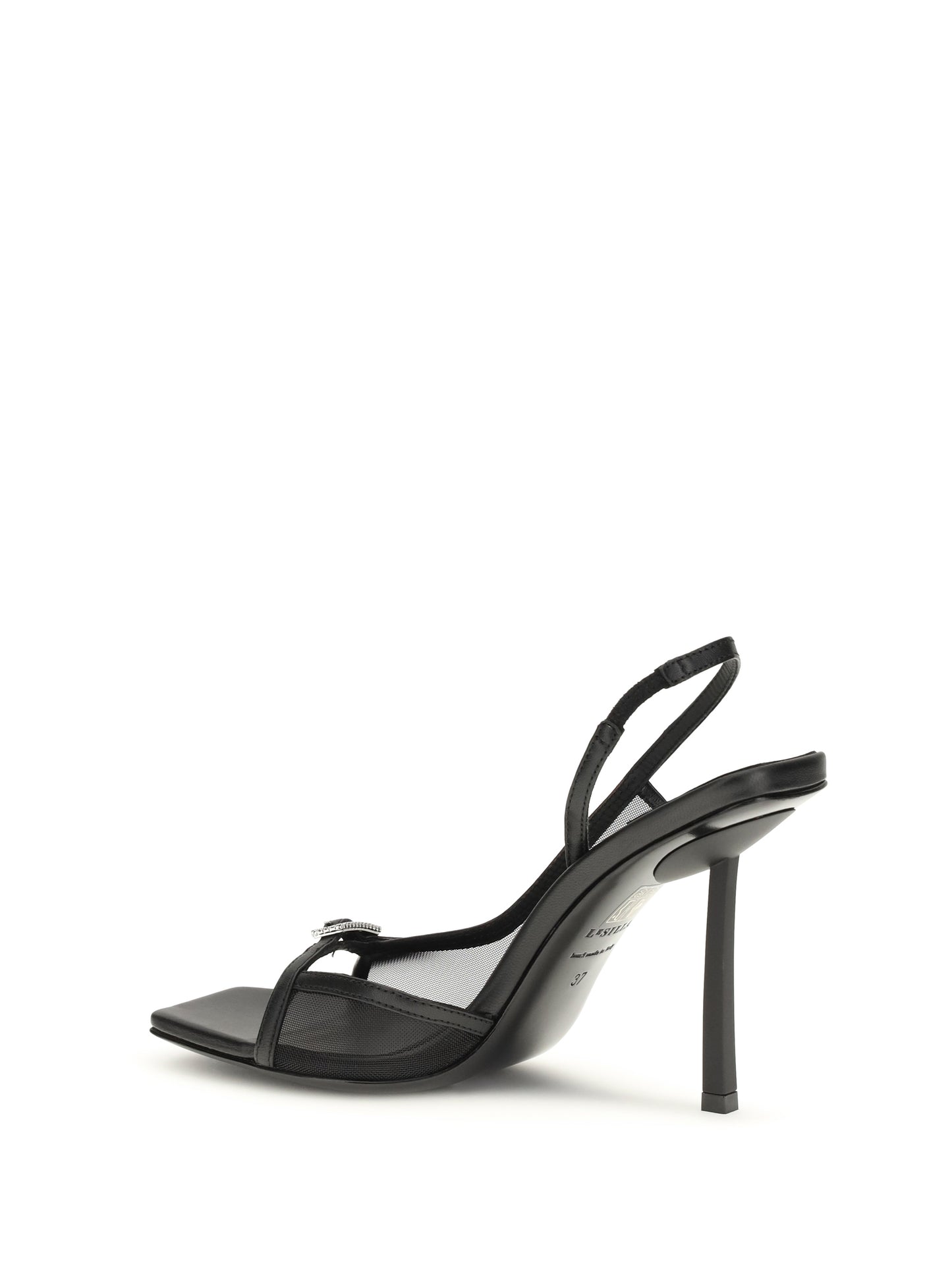 Sandals Vittoria Mesh Black/Crystal