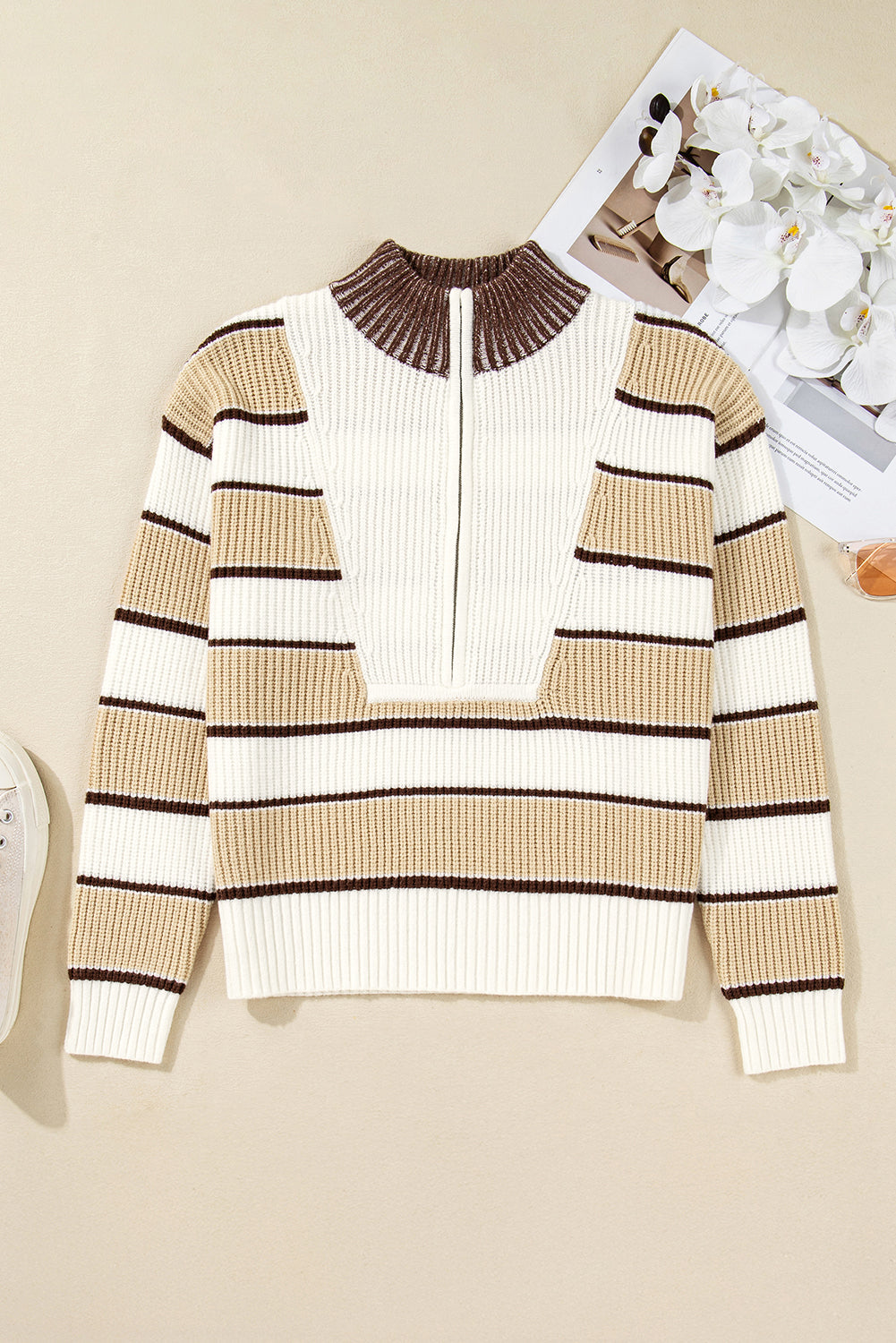 Khaki Stripe-