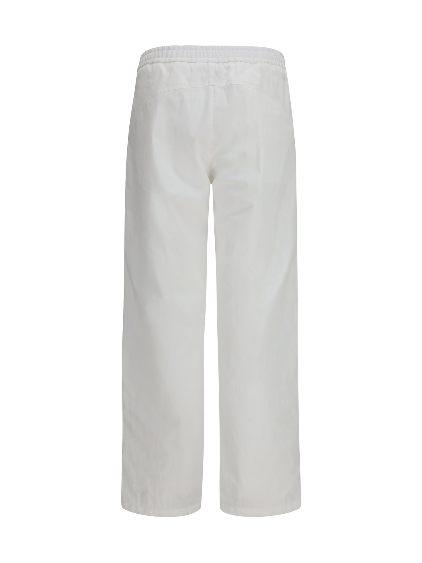 Straight-Leg Trousers White