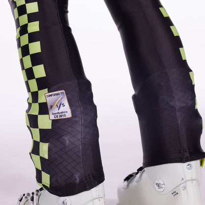 Spyder Men's World Cup Dh - Lime Ice