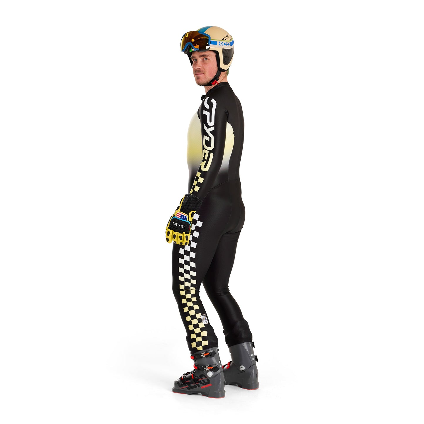 Spyder Men's World Cup Dh - Lime Ice