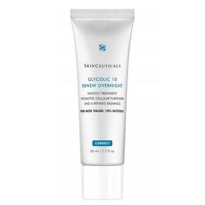 SkinCeuticals Glycolic 10 Renew Overnight Anti-Aging Night Cream - Dermatologically Tested, Hypoallergenic Skincare with Glycolic Acid