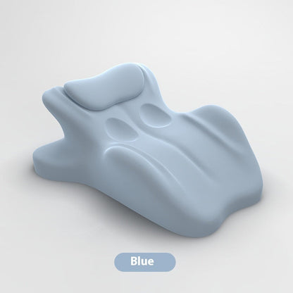 Stomach Sleeper Pillow with Phone Cutout – Bed Reading & Lounging Support Cushion