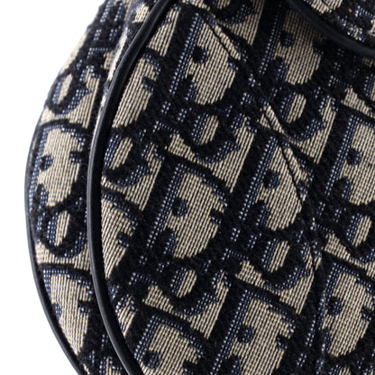 Saddle Handbag with Strap Oblique Canvas Medium