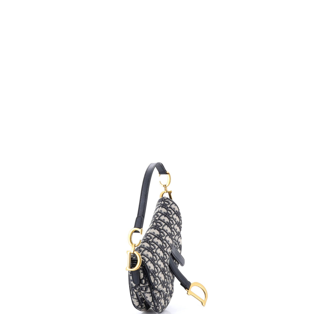 Saddle Handbag Oblique Canvas Mini