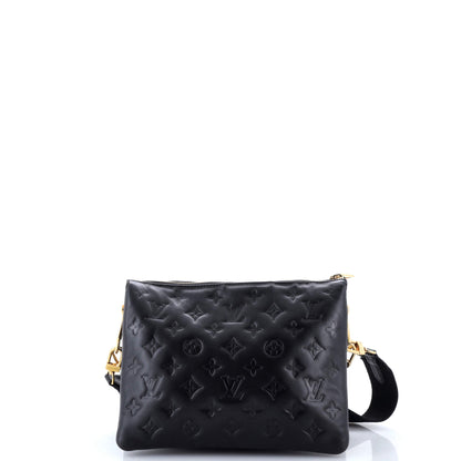 Coussin Bag Monogram Embossed Lambskin PM
