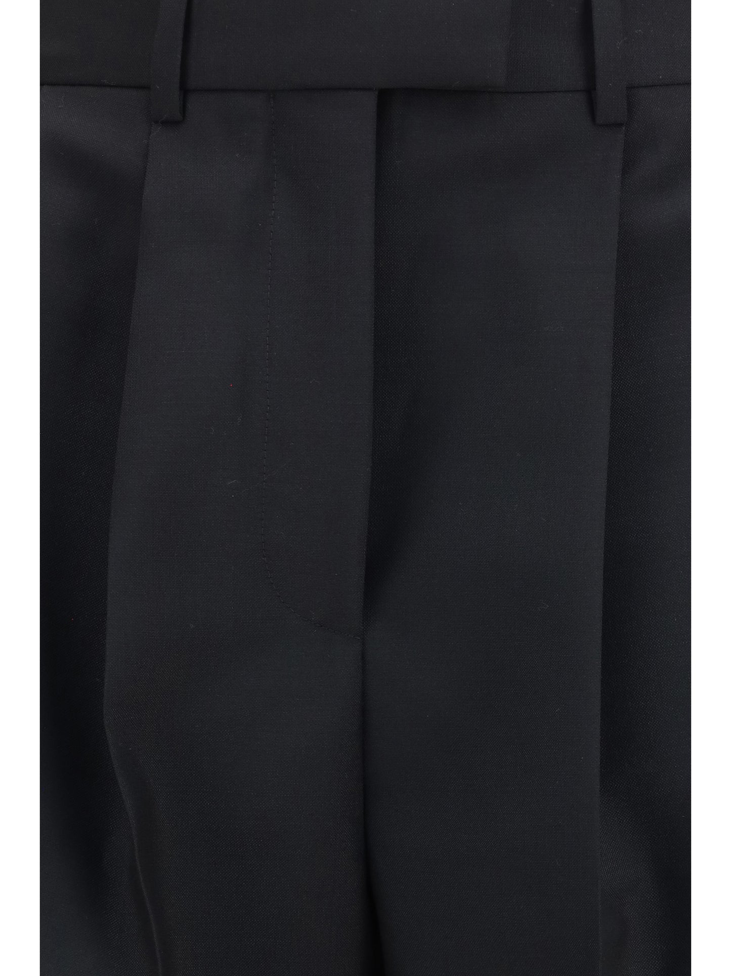 Trousers Double-Pleat Wool-Mohair