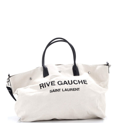 Rive Gauche Shopper Tote Canvas Maxi