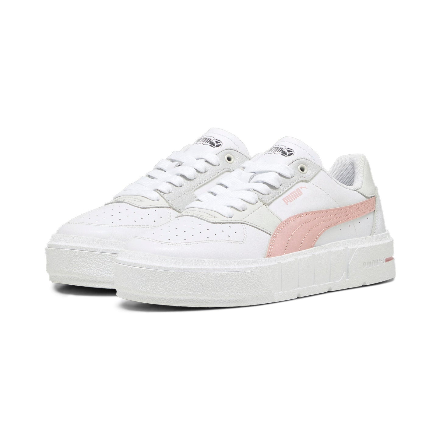 Puma Womens Cali Court Leather White/Pink