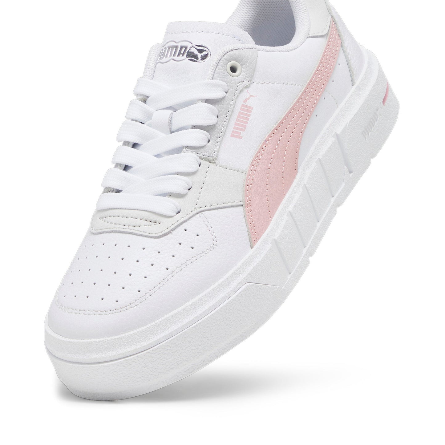 Puma Womens Cali Court Leather White/Pink