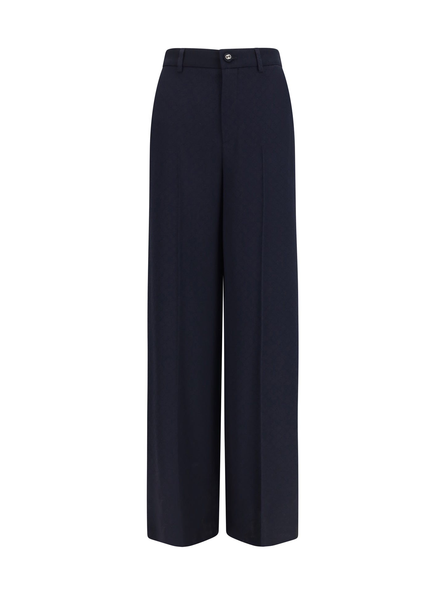 Pants Diamond-Jacquard Blue Japan