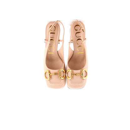 Women's Horsebit Slingback Pumps Leather