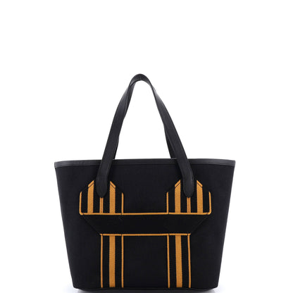 Pursangle Tote Canvas with Leather