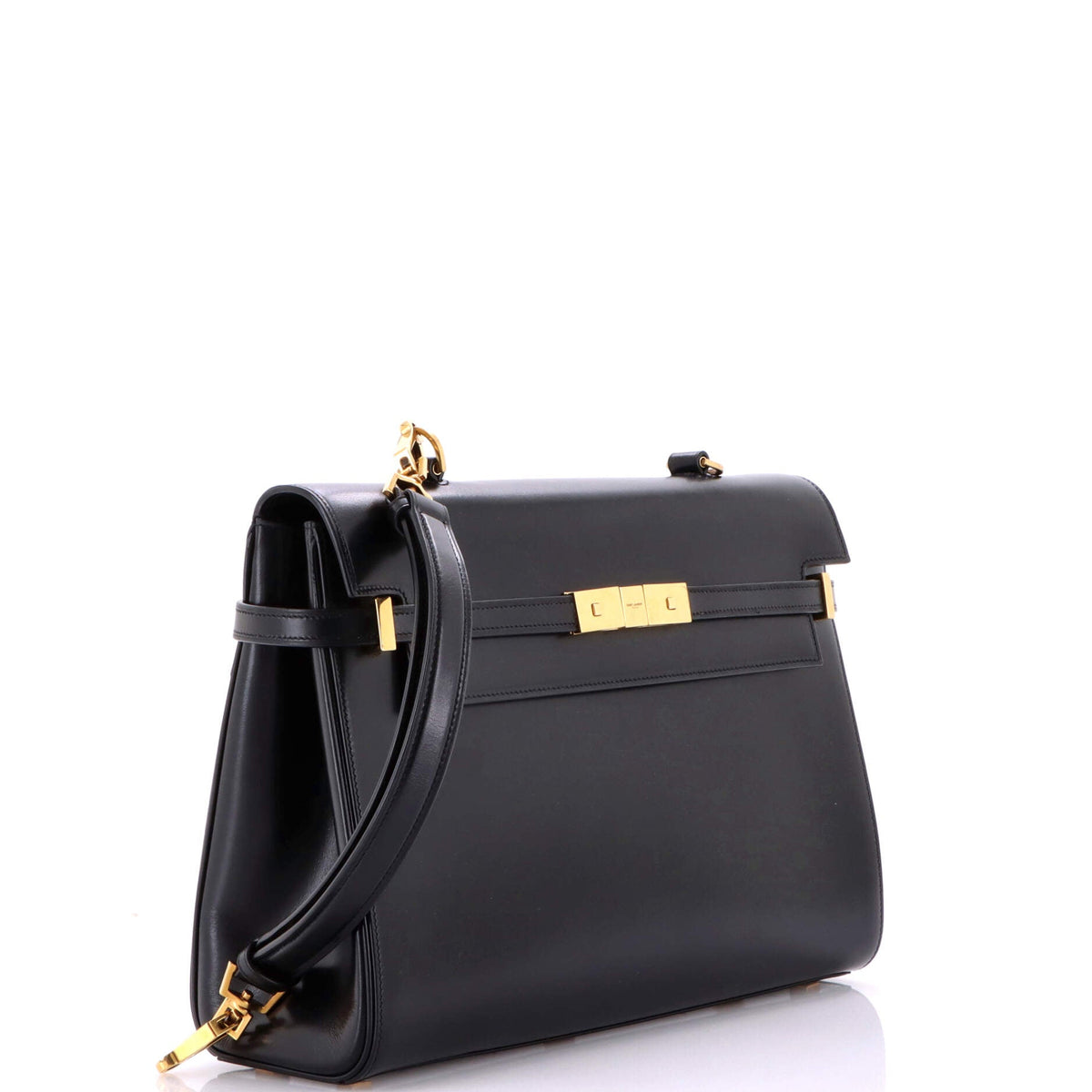 Manhattan Top Handle Flap Bag Leather Medium