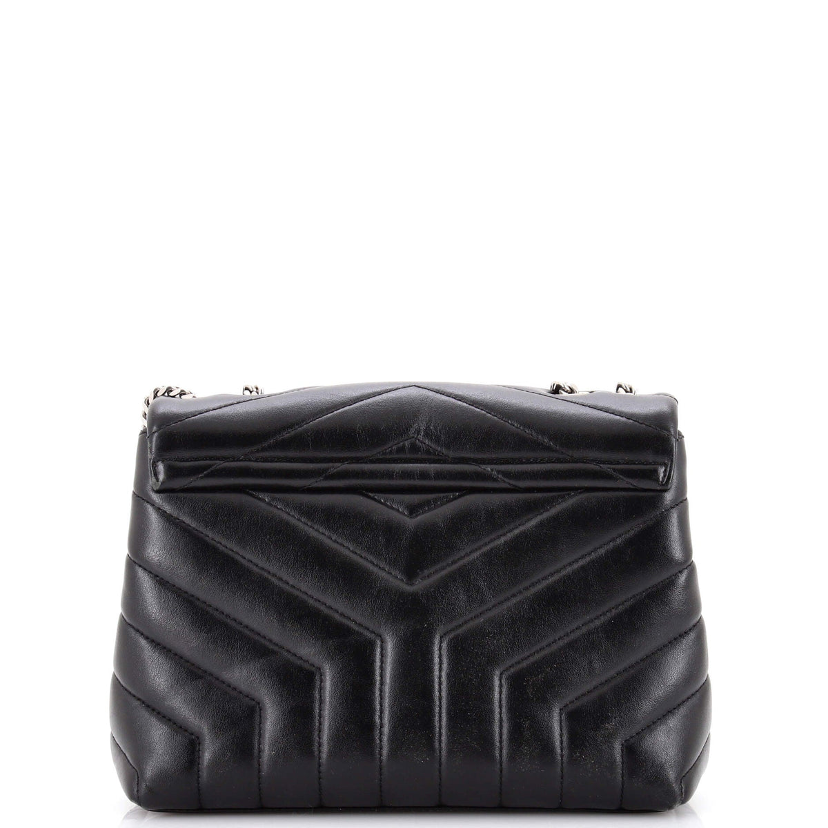 Loulou Shoulder Bag Matelasse Chevron Leather Small