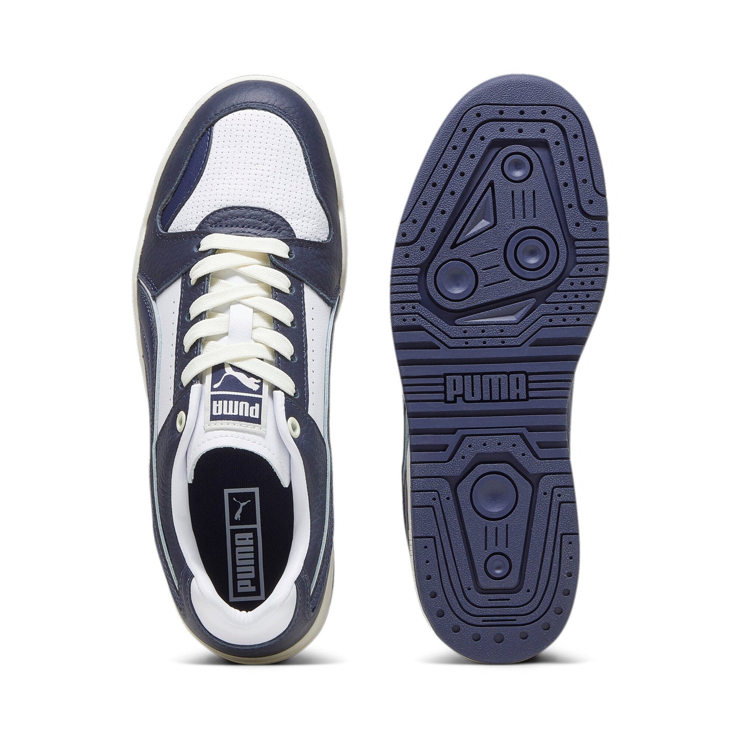 Puma Mens Slipstream Lo Vintage New Navy White