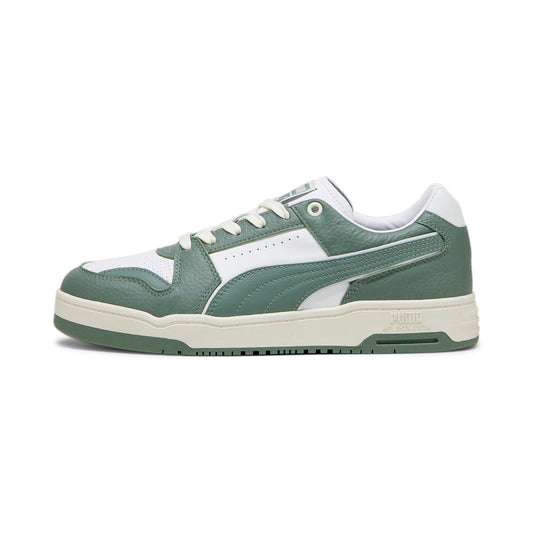 Puma Mens Slipstream Lo Vintage Eucalyptus White
