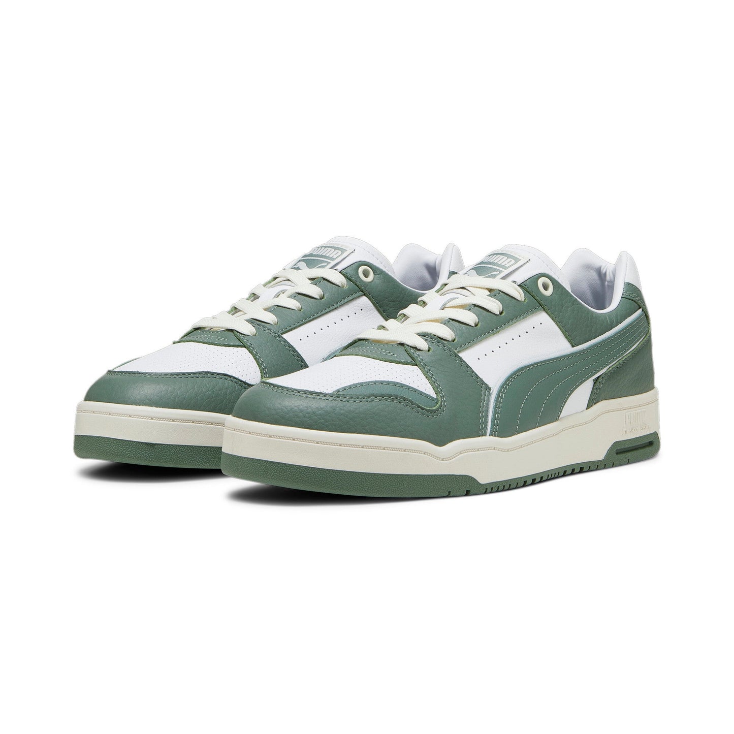 Puma Mens Slipstream Lo Vintage Eucalyptus White