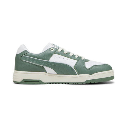 Puma Mens Slipstream Lo Vintage Eucalyptus White