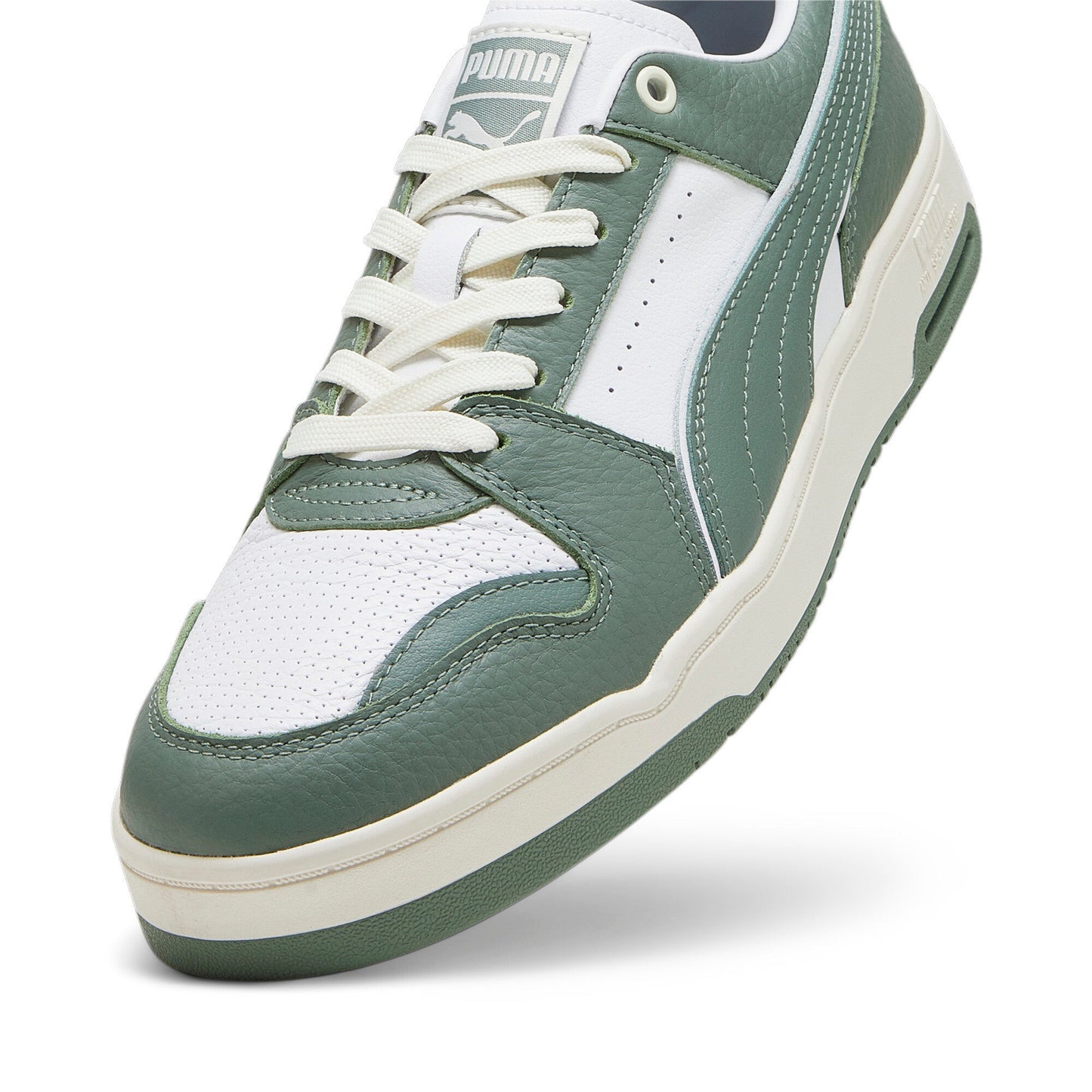 Puma Mens Slipstream Lo Vintage Eucalyptus White