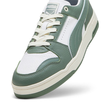 Puma Mens Slipstream Lo Vintage Eucalyptus White