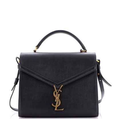 Cassandra Top Handle Bag Leather Medium