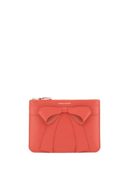 Coin Purse Big Bow Red