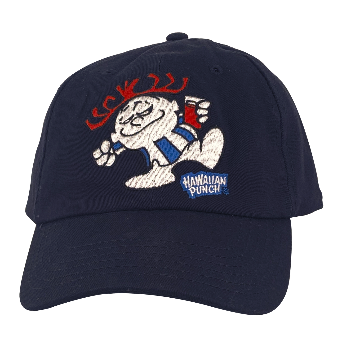 Hawaiian Punch Punchy Mascot Baseball Hat - Navy