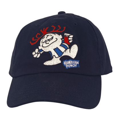Hawaiian Punch Punchy Mascot Baseball Hat - Navy